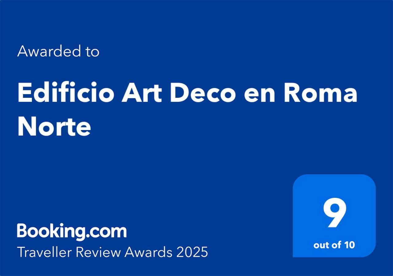Edificio Art Deco En Roma Norte Ciudad de México Exterior foto